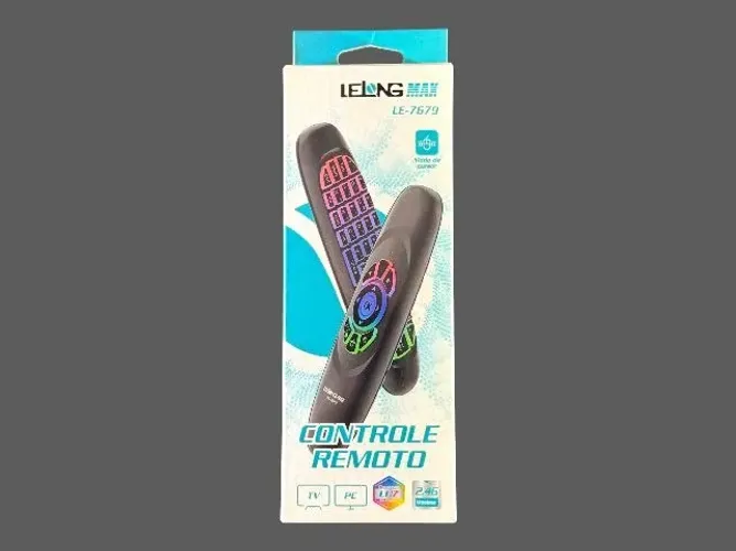 Controle Remoto Universal Lelong LE-7679 com Teclado e Sensor