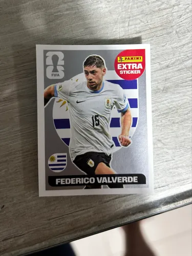 Figurinha Extra Federico Valverde Prata Copa 2026 Panini