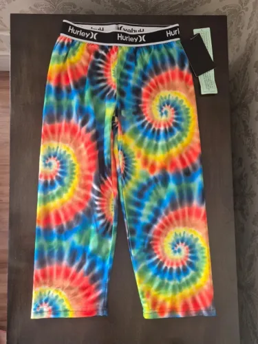 Calça Original Hurley. Estampa Tie-dye. Tamanho 6. Nova!