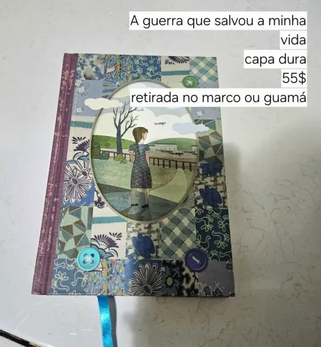 Livro a guerra que salvou a minha vida capa dura