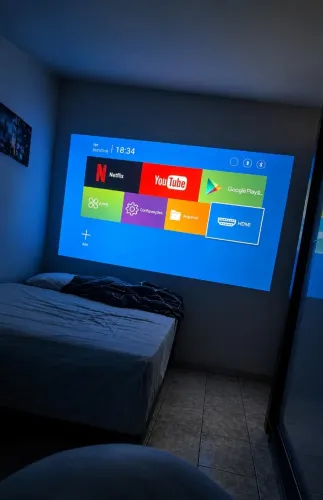 PROJETOR SMART ANDROID HD - CINEMA EM CASA!