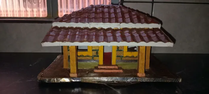 2 Maquete de Madeirite Casa Artesanato