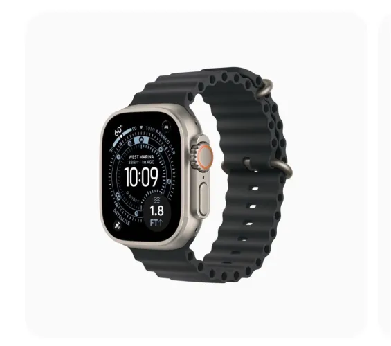 Apple Watch Ultra 3 49mm Titânio Natural | Garantia Apple até 10/02/2027