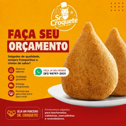 Salgados para Lanchonete, Cafeteria e Conveniência