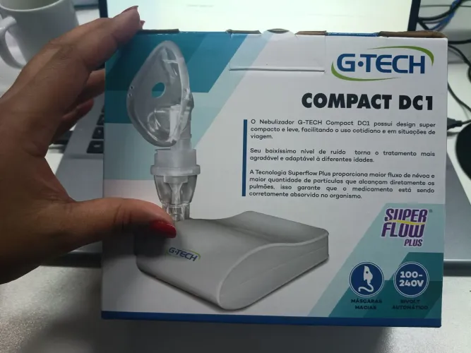 Nebulizador Compact DC1 da G-Tech