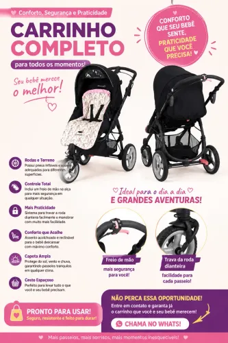 Vende-se carrinho de bebê