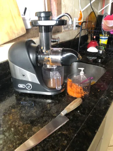 Vendo slow juicer moedor e espremedor pouco uso retirar no canto da lagoa 