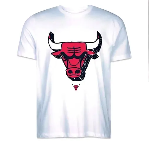 Camiseta New Era NBA Chicago Bulls Masculina - Branca (Tamanho M)
