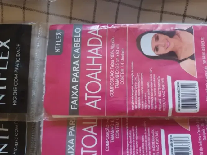 FAIXA ATOALHADA PARA USI PARTICULAR OU EM PROCEDIMENTOS ESTÉTICOS