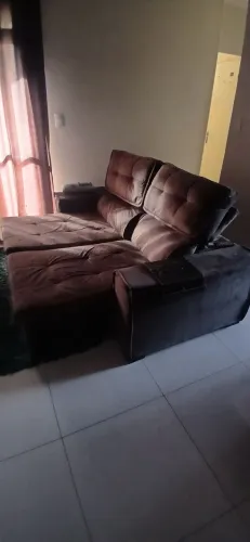 Sofá retratil e Bancada