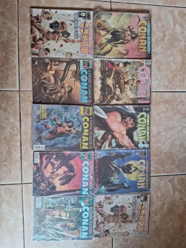 Lote de revistas do Conan R$ 10,00 cada
