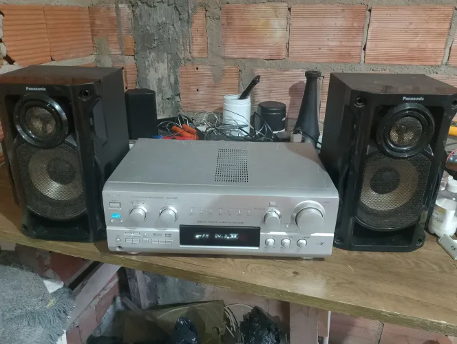 Receiver Panasonic funcionando baixo com defeito