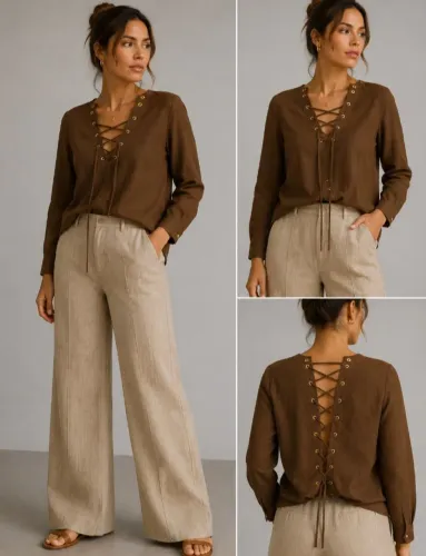 Calça pantalona M