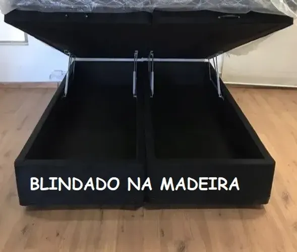 Base Box Bau Bipartido Queen Direto da Fábrica, Pague na Entrega, Chama Hoje no Chat!