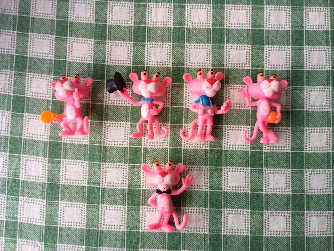 Miniatura pantera cor de rosa