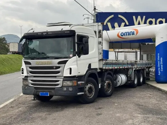 SCANIA P 250 ANO 2013 - BITRUCK Troco financio ÚNICO DONO COMPLETO