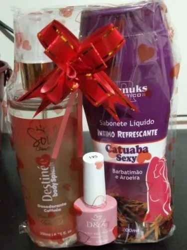 Kit Body Splash+ Esmalte+Sabonete líquido 