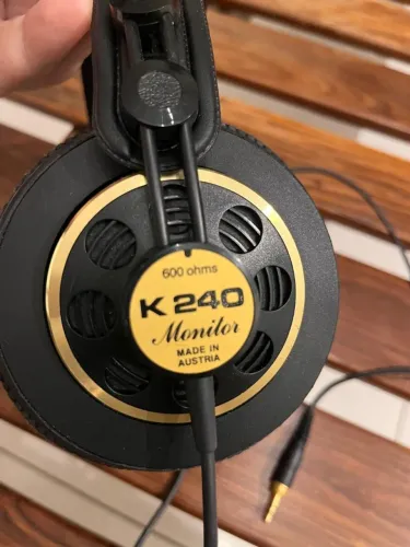 Fone De Ouvido AKG K240 Monitor 600 Ohms Vintage - Todo Original - Áustria
