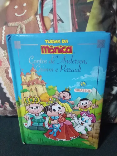 Livro Turma da Mônica Contos de Andersen Grimm e Perrault