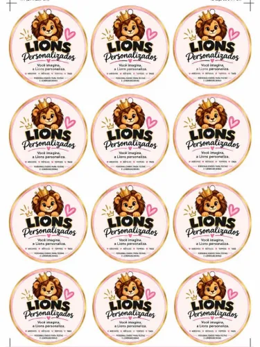 Adesivos e Etiquetas Personalizados | Lions Personalizados