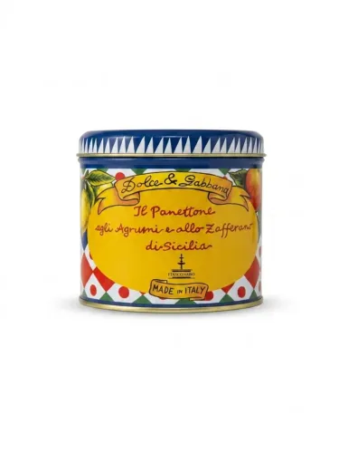 Lata Decorativa Vazia Dolce & Gabbana Fiasconaro Panettone Colecionável