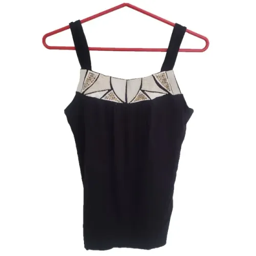 Blusa Skunk Feminina Original Preta Bordada Tamanho P