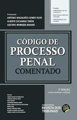 Código de Processo Penal Comentado - Alberto Z. Toron e outros - novooo