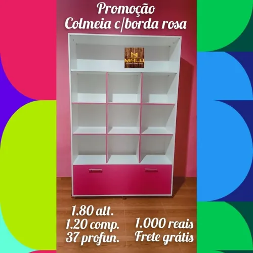 Promoção colmeia com borda rosa 