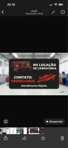 Locação de carrocinha ou frete ?