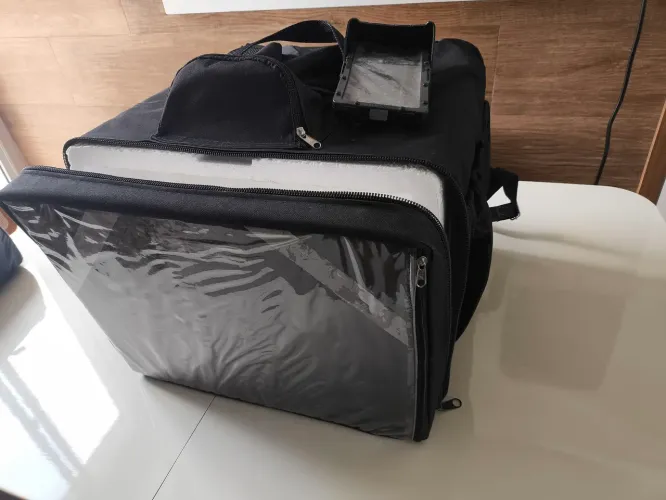 Bag para entrega + suporte de celular