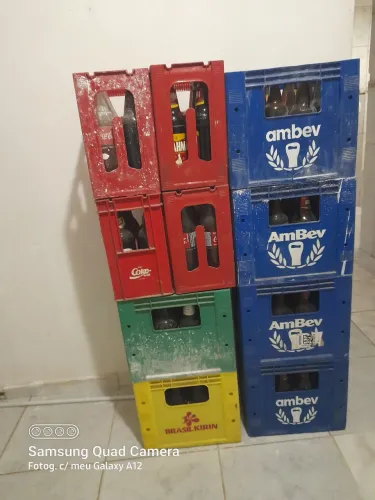 Grade de cerveja + grade de coca cola