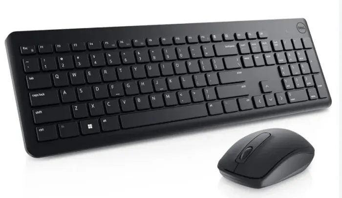 Kit Teclado Mouse Dell Sem Fio Km3322w Wireless Abnt2 Br Pt