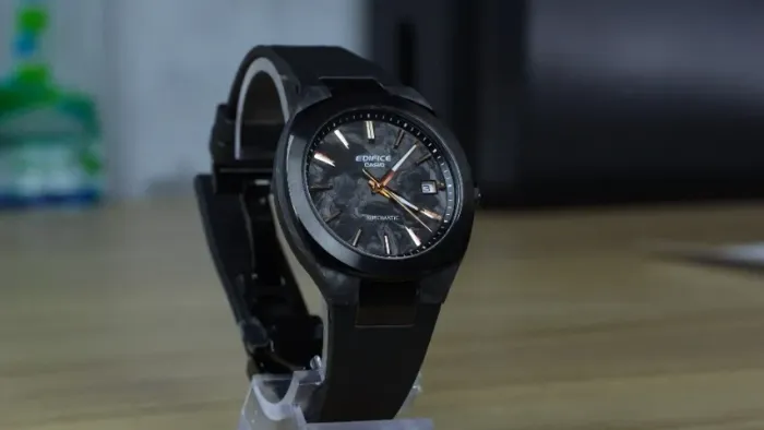 Relógio Casio EFK-200XPB 38mm automático carbono
