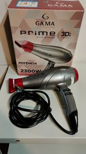 Secador gama italy prime titânio 3D