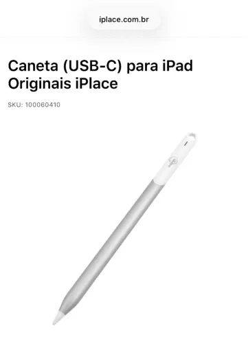 Caneta (USB-C) para iPad originais iPlace