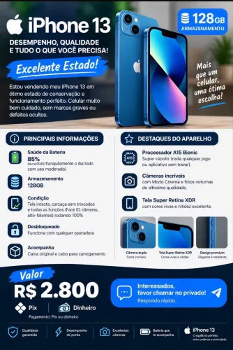 iPhone 13 - 128gb
