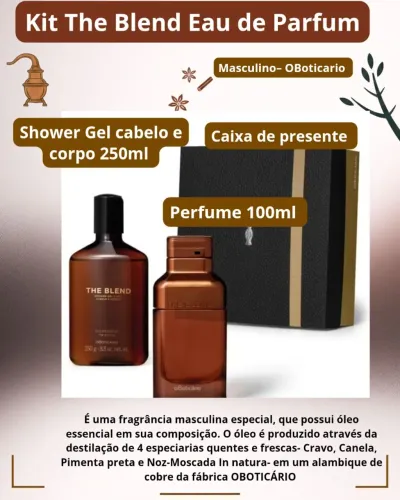 Kit The Blend tradicional masculino- OBoticario