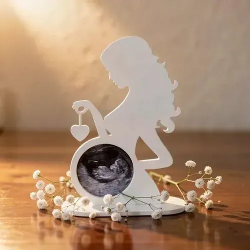 Lote de Porta Retrato em 3D Para Grávidas