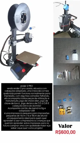 impressora 3D ender- pro 2