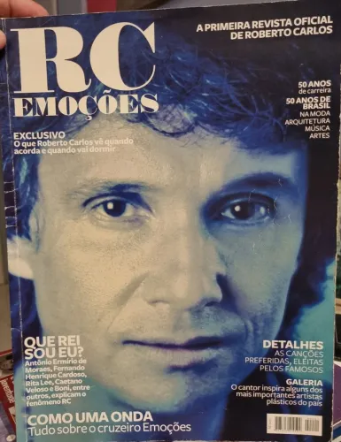 Revista Roberto Carlos RC Emoções - Oficial do Rei