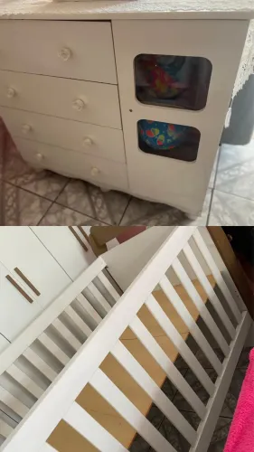 Vendo berço e cômoda
