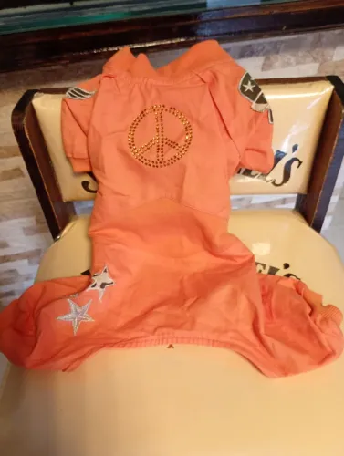 Roupinha laranja M para ( PET)