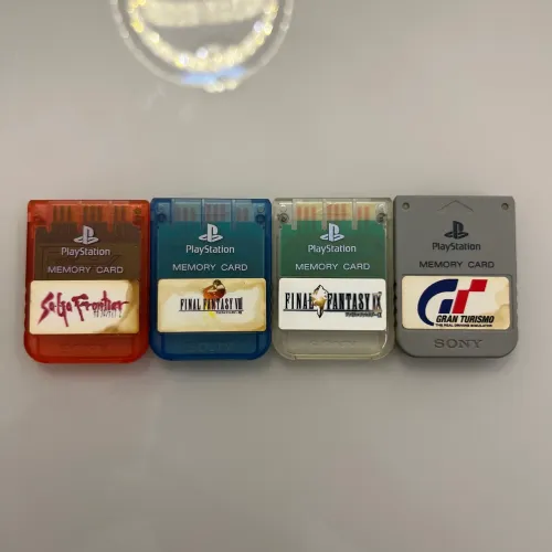 Memory Cards PS1 originais 4 unidades PlayStation