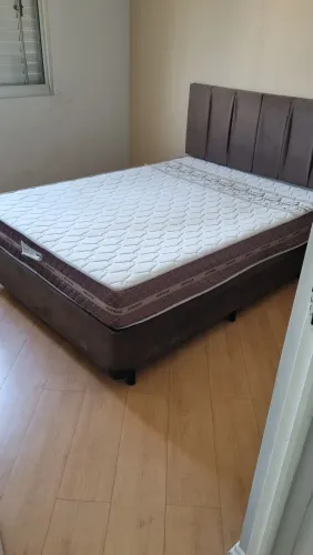 Cama Box Casal e Colchão gazin casal