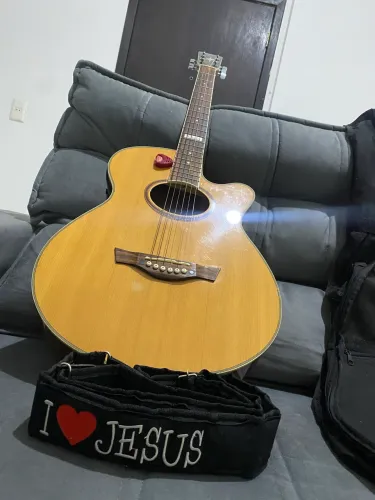 Violão Tagima Dallas Eletroacústico + Capa Muito Conservado