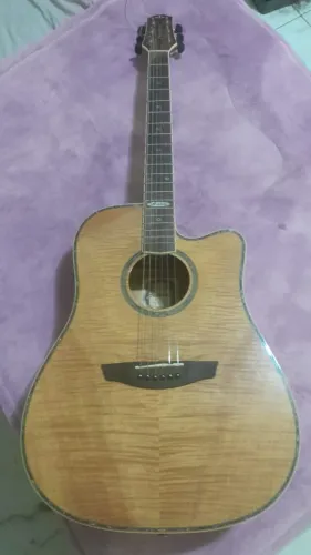 Violão Strinberg Sd40c Folk Aço Eletrico C/afinador - Sd 40 Natural Direita