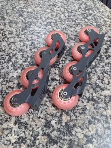 base patins inline Traxart rodas 80mm abec9 completa