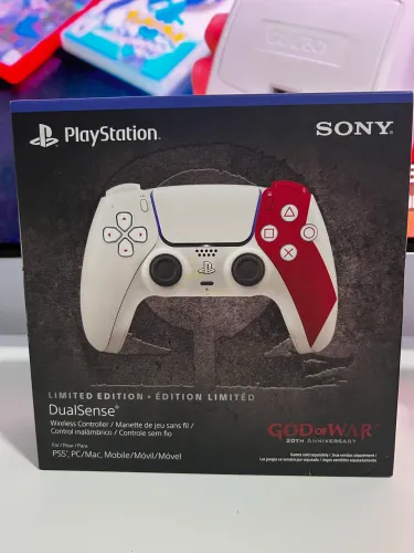 Controle Dualsense PS5 -  God Of War 20 anos LACRADO!