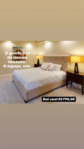 Cama base baú casal 