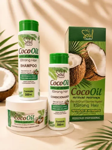 Kit Capilar Coco Oil 3 Items